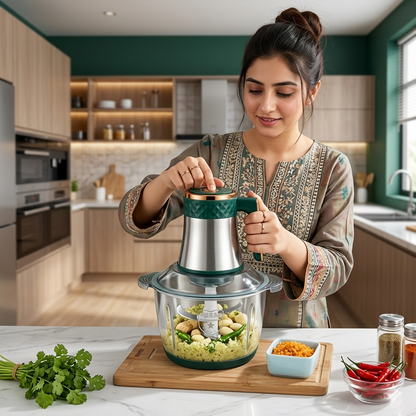 STAINLESS STEEL FOOD CHOPPER   ( 3L )
